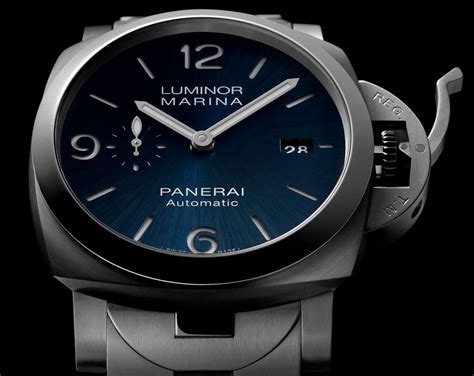 panerai luminor blue second hand|used Panerai Luminor for sale.